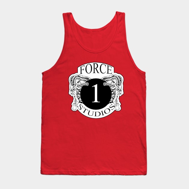 Force 1 studios Black & White Tank Top by Force 1 Studios LLC